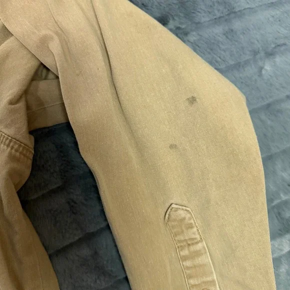 Lot of 2 LAPCO FR Mens Khaki Flame Resistant Work Shirts Boh Bros XXL IKH7 CAT2 - Picture 6 of 14